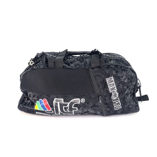 Сумка-рюкзак для Тхэквондо ИТФ MAXPRO VELOUR CAMOUFLAGE M 60x28x27см ITF с большим замком